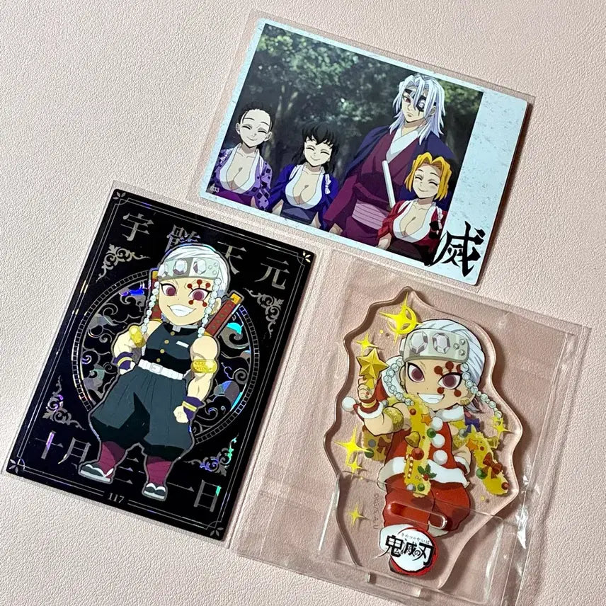 [BUNJANG] Demon Slayer Tengen Uzui 2020 Christmas Highlight Pic Shine Card Bundle Set (Sealed) / (미개봉) 귀멸의 칼날 2020 크리스마스 아크릴 우즈이 텐겐 하이라이트 픽 샤인 카드 일괄