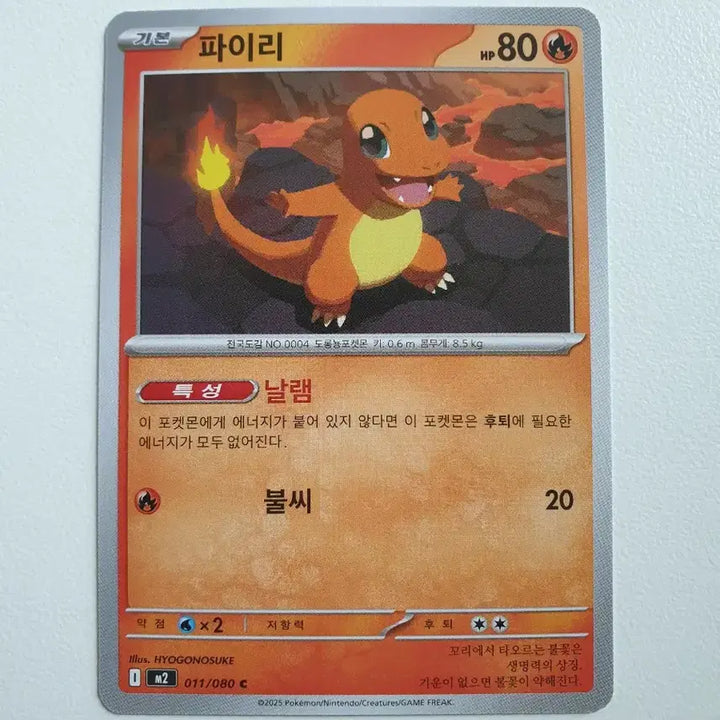 [BUNJANG] Charmander Pokemon Card / 파이리 포켓몬카드
