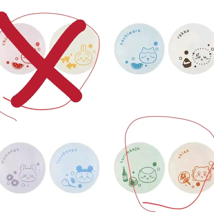 [BUNJANG] Chiikawa Summer Animate Kuji Plate (Kurishisa) / 치이카와 여름 애니마이 쿠지 접시(최종인하_쿠리시사)