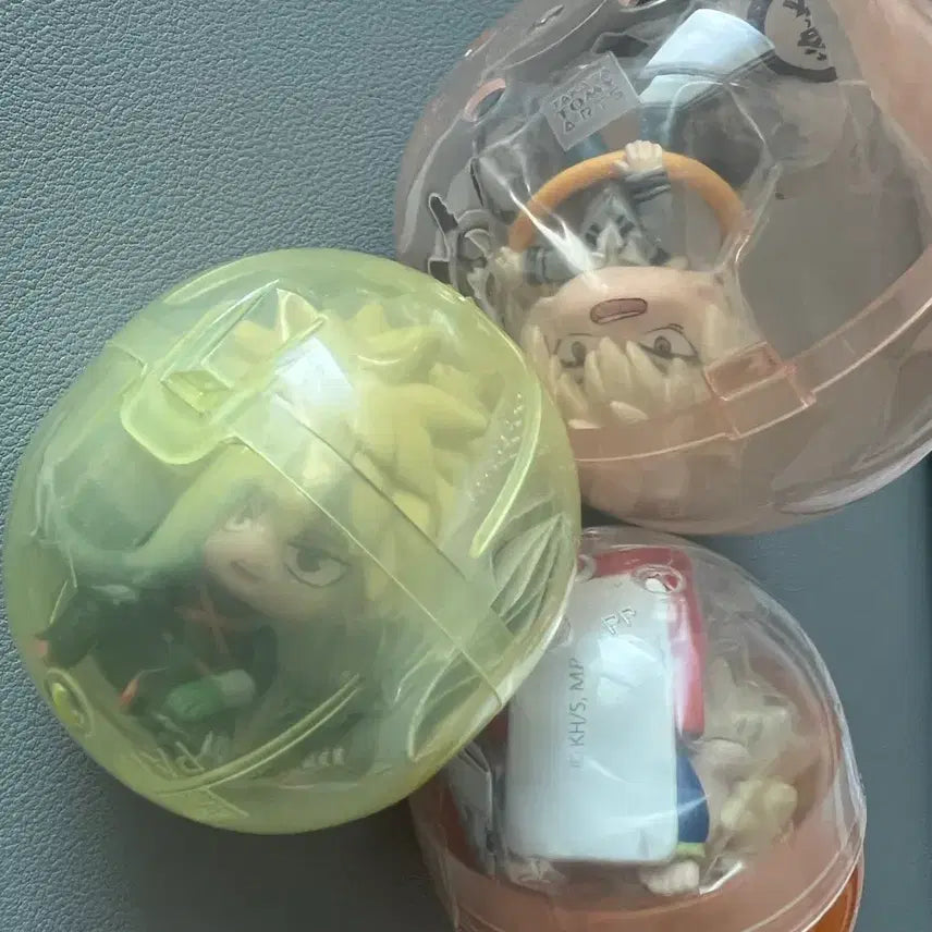 [BUNJANG] My Hero Academia Katsuki Bakugo Gacha Set / 나히아 바쿠고 가챠 스와라세타이 오네무탄 곤니치와링 3종 셋트