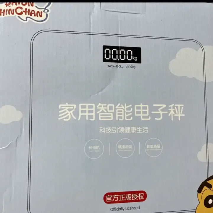 [BUNJANG] Crayon Shin-chan Strawberry Cake Design Unused Digital Scale / 짱구체중계 미사용 제품