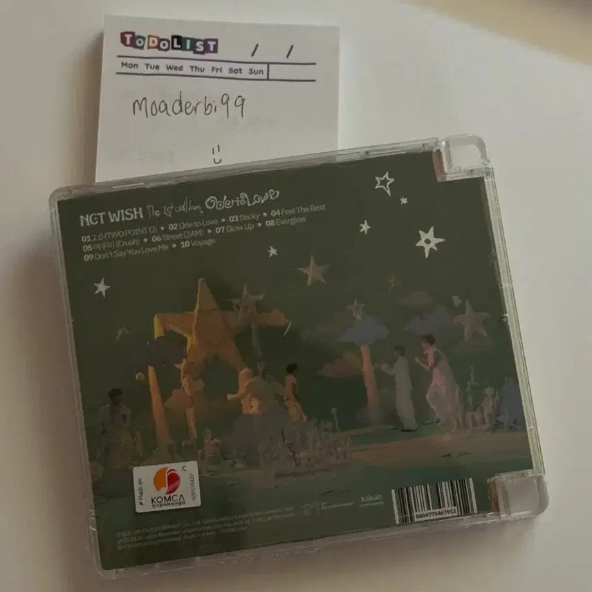 [BUNJANG] NCT WISH Ode to Love Ryo Album / 엔시티위시 ode to love 료 앨범 (미사용)