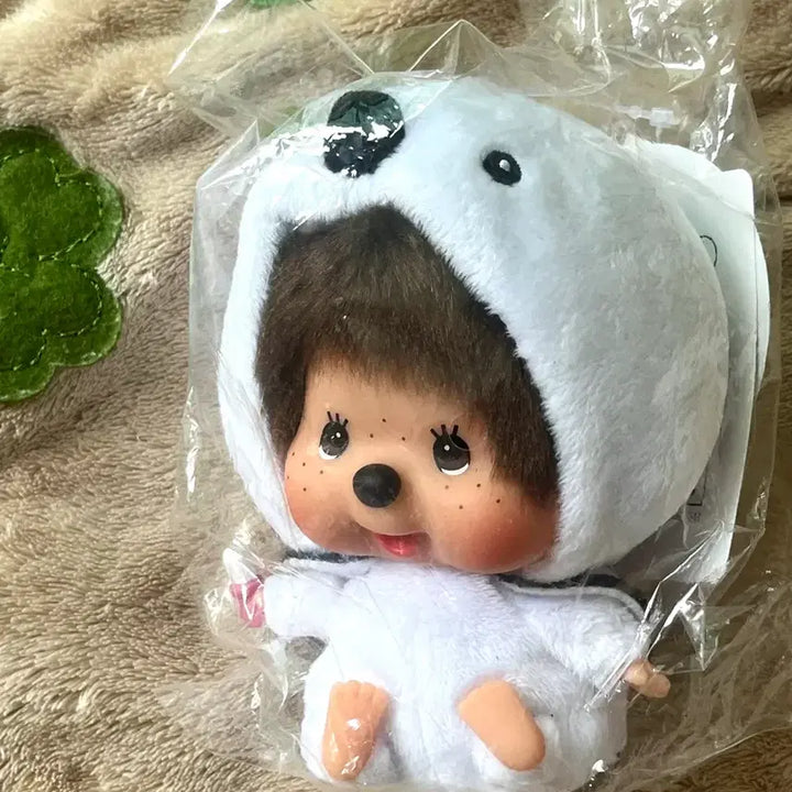[BUNJANG] Baepsae Monchhichi Plush Toy / 뱁새 몬치치