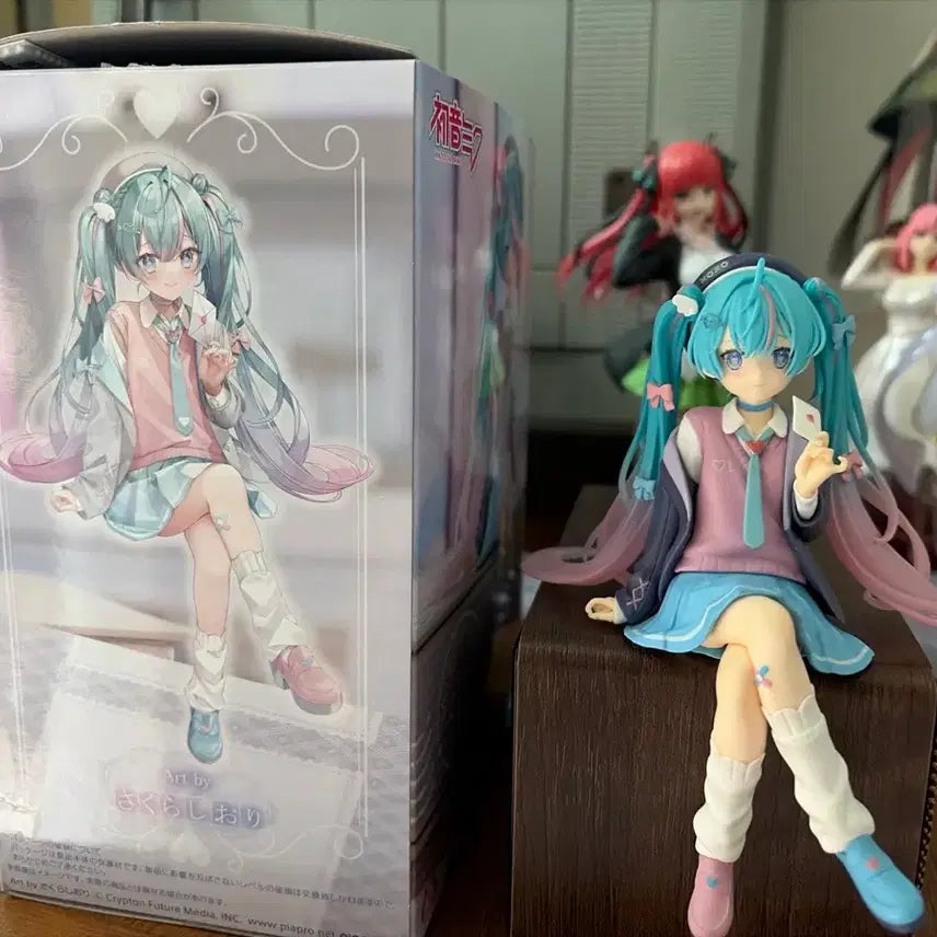 [BUNJANG] Hatsune Miku Furyu Noodles Topper Figure (Love Blazer Love Letter) / [개봉상품]하츠네 미쿠 후류 누들스토퍼 피규어 사랑하는 블레이저 러브레터