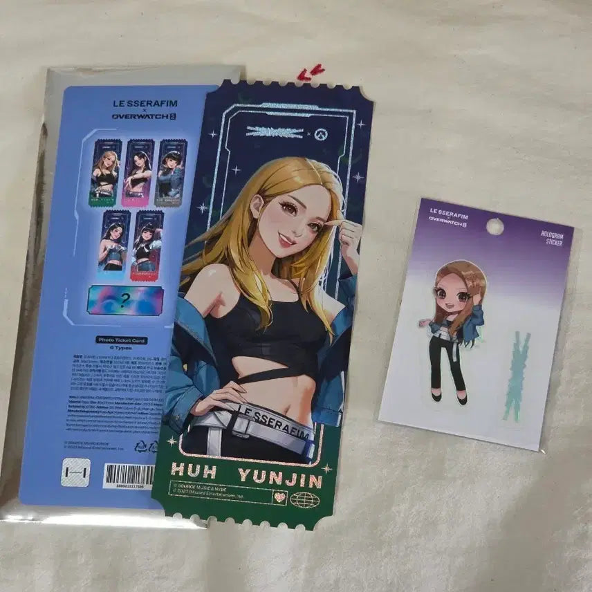 [BUNJANG] LE SSERAFIM Heo Yun Jin Collaboration Set / 오버워치X르세라핌 콜라보 MD 허윤진 세트