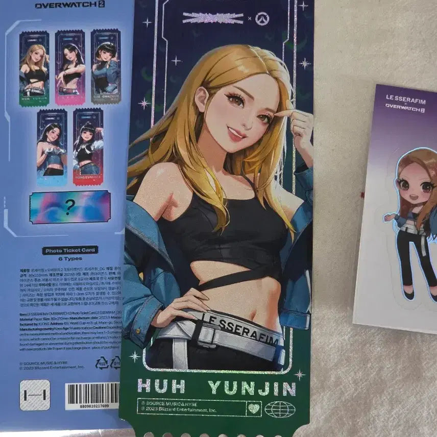 [BUNJANG] LE SSERAFIM Heo Yun Jin Collaboration Set / 오버워치X르세라핌 콜라보 MD 허윤진 세트