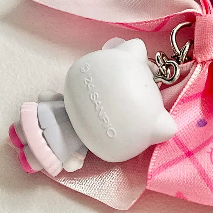 [BUNJANG] Sanrio Kirameki School Uniform Kitty Plush Keychain / 산리오 키라메키 스쿨 교복 키티 누이 인형 키링