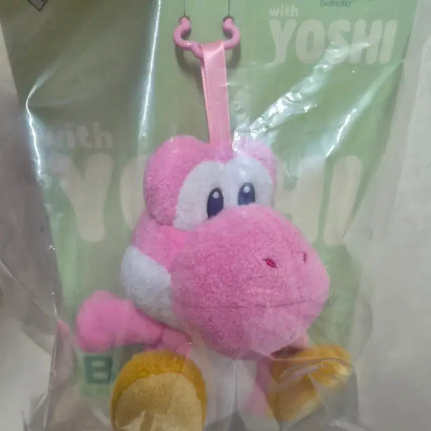 [BUNJANG] Yoshji Ichiban Kuji B Prize Pink Yoshi Mascot / 덤드림) 요시 제일복권 B상 핑크 요시 마스코트