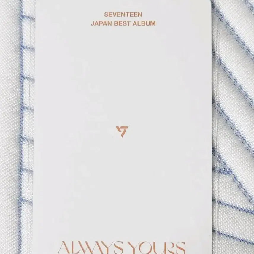 [BUNJANG] Seventeen Always Yours SeungKwan Photocard / 세븐틴 포카 always yours 승관포카