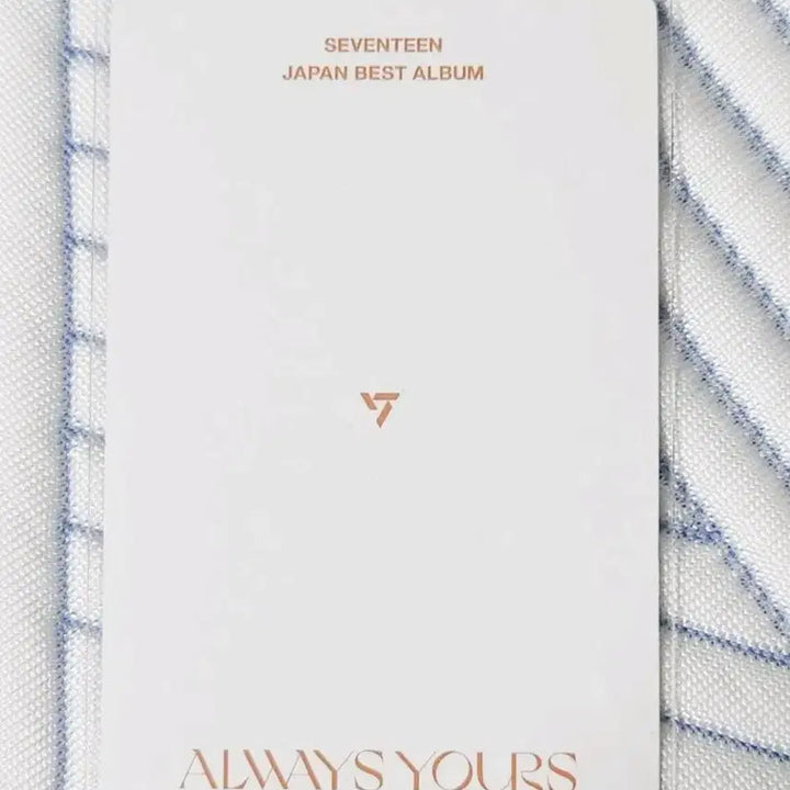 [BUNJANG] Seventeen Always Yours SeungKwan Photocard / 세븐틴 포카 always yours 승관포카