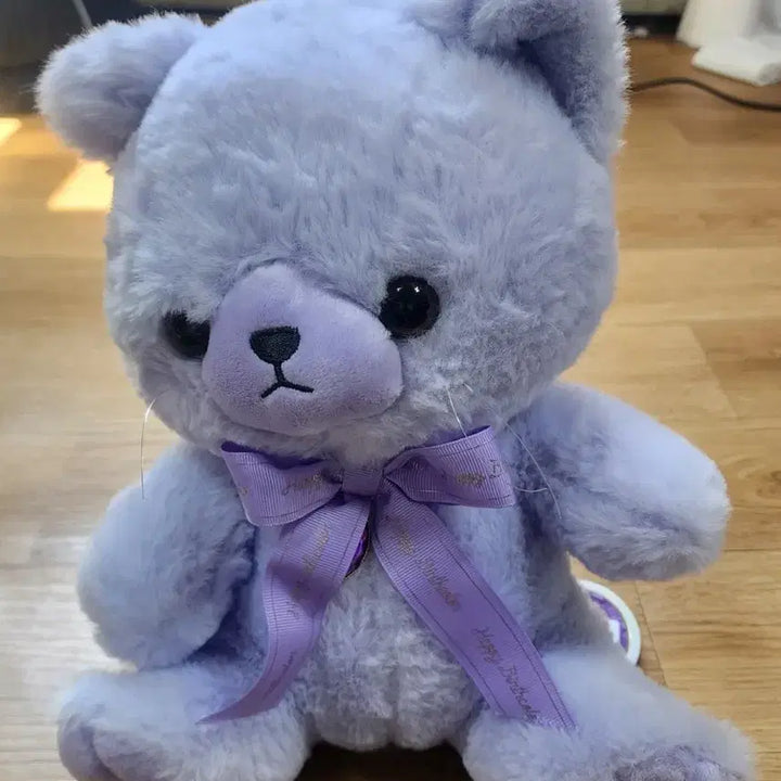 [BUNJANG] Purple Teddy Bear Plush Toy / 보라색 테디베어 인형
