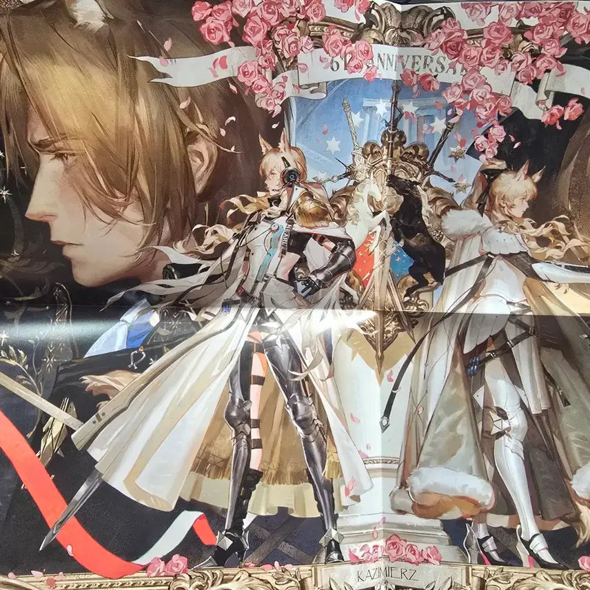 [BUNJANG] Arknights 6th Anniversary Illustration Book Exclusive Merchandise (Postcards) / 명일방주 6주년 일러스트집 특전 양도