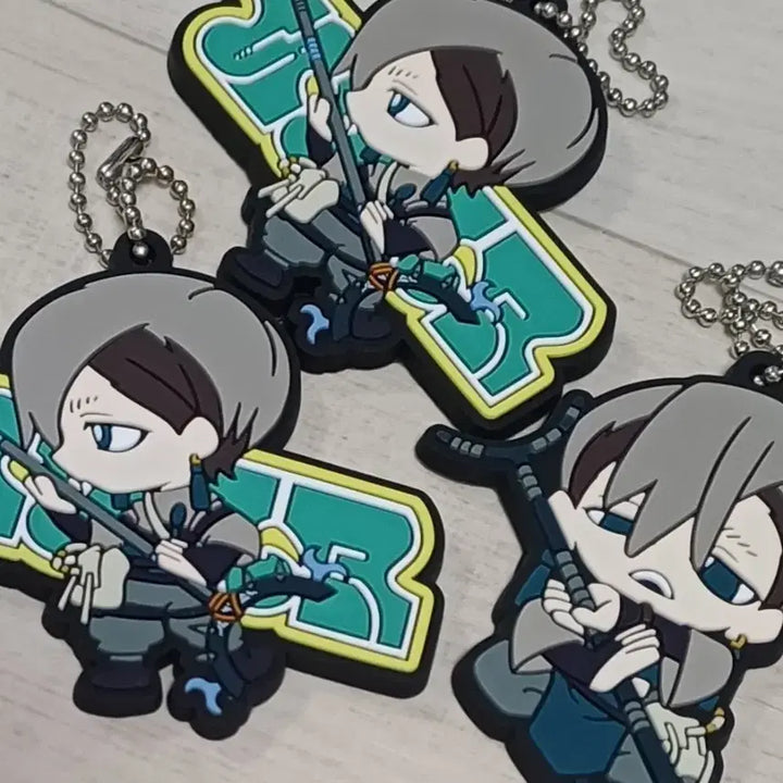 [BUNJANG] VACHIRA Nijisanji Zanka Rubber Strap Keychain Bundle Set / 가치아쿠타 잔카 니지쿠 러버스트랩 키링 일괄