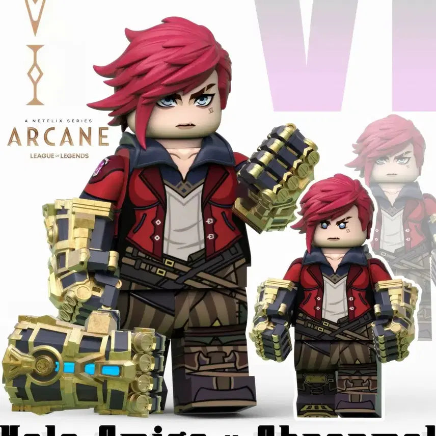 [BUNJANG] Custom Lego Abnormal Vi from Arcane / 판매)레고 커스텀 앱노멀(abnormal) 아케인 바이