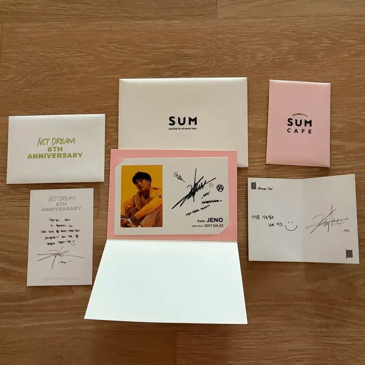 [BUNJANG] NCT Dream Jeno Postcard Set Bundle Set / [일괄]nct dream 제노 엽서 세트 엽서카드 생일카드 제노포카 제노굿즈 nct jnjm