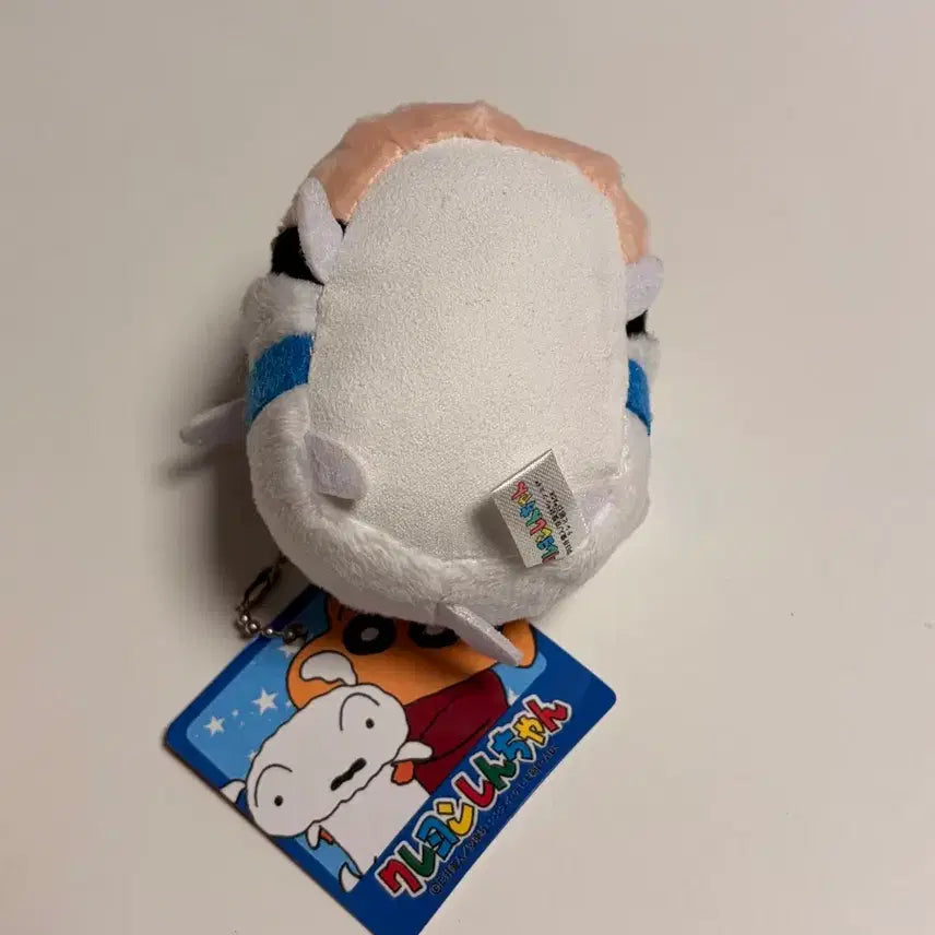[BUNJANG] Crayon Shin-chan Jjanggu Doll Keychain wearing Shiro (White Dog) / 짱구는못말려 흰둥이 입은 짱구 인형 키링 판매