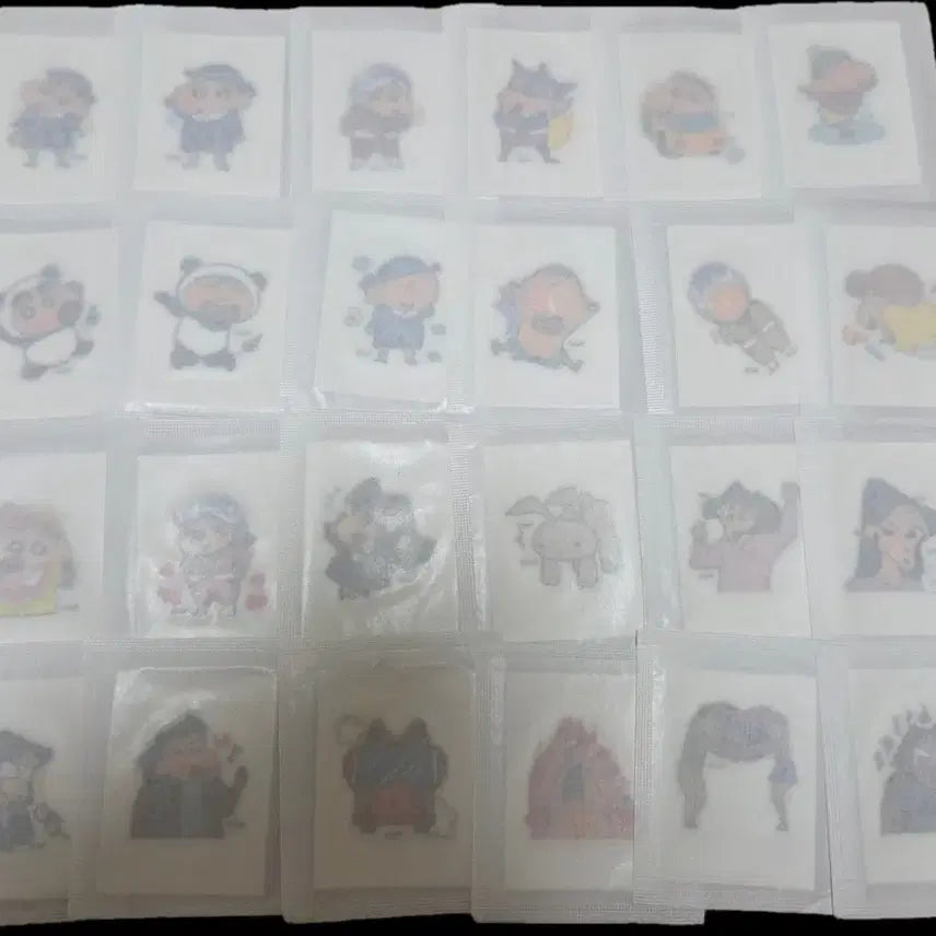 [BUNJANG] Crayon Shin-chan Ramen Seal Bundle Set Stickers / 일괄처분 짱구라멘씰 짱구씰 띠부씰 스티커 짱구일괄 띠부씰일괄 짱구미개봉 미개봉일괄