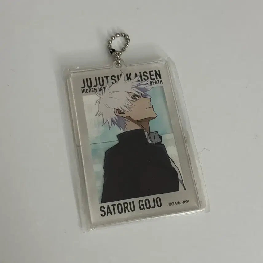 [BUNJANG] Jujutsu Kaisen Gojo Satoru Daikoryusen Baseyard Big Tag Acrylic Keychain (Tokubetsu Series) / 미개봉) 주술회전 고죠 사토루 대교류전 베이스야드 빅 태그 아크릴 키링 회옥옥절