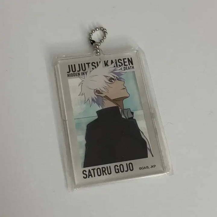 [BUNJANG] Jujutsu Kaisen Gojo Satoru Daikoryusen Baseyard Big Tag Acrylic Keychain (Tokubetsu Series) / 미개봉) 주술회전 고죠 사토루 대교류전 베이스야드 빅 태그 아크릴 키링 회옥옥절