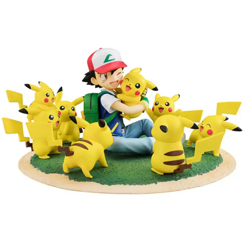 [BUNJANG] MegaHouse GEM Pokemon Ash &amp; Pikachu Figure / 메가하우스 GEM 포켓몬스터 지우 피카츄 피규어