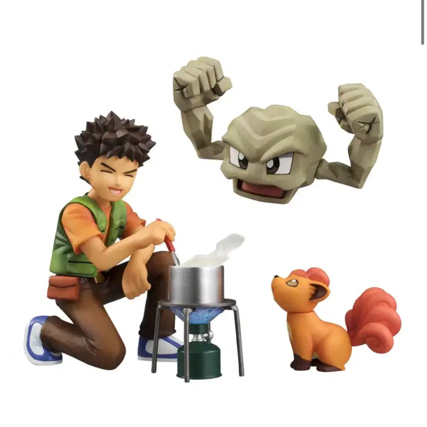 [BUNJANG] MegaHouse GEM Pokemon Ash/Brock/Vulpix Figure Set / 메가하우스 GEM 포켓몬스터 지우/웅/식스테일 피규어 세트