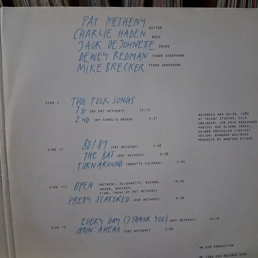 [BUNJANG] Pat Metheny 80/81 Double LP / 민트 소장가치 재즈 팻 메세니 80/81 더블 LP 할인