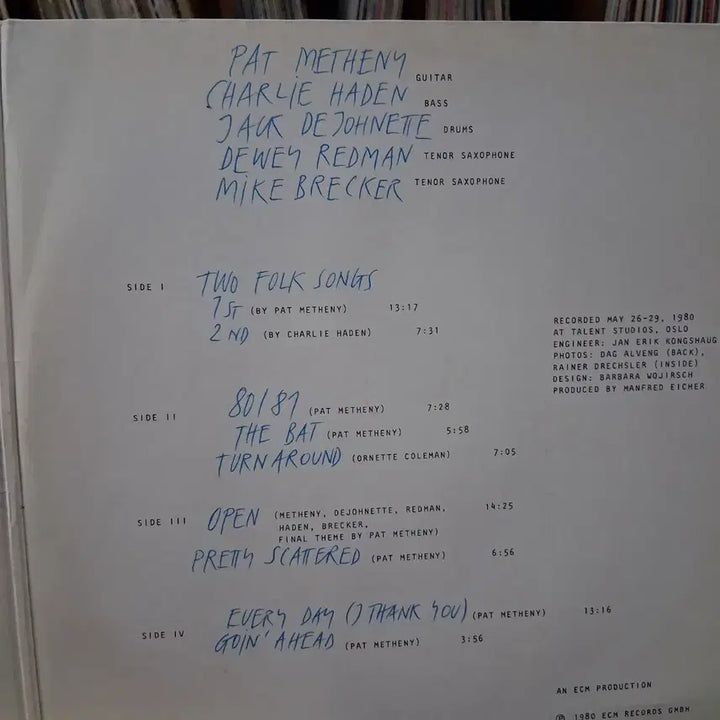 [BUNJANG] Pat Metheny 80/81 Double LP / 민트 소장가치 재즈 팻 메세니 80/81 더블 LP 할인