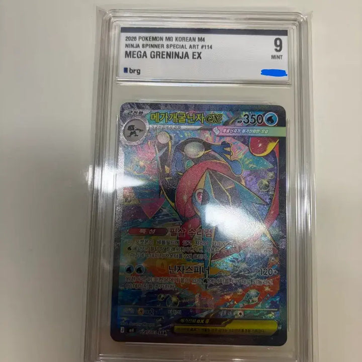 [BUNJANG] Mega Blastoise EX SAR Trading Card / 메가개굴닌자ex sar brg9