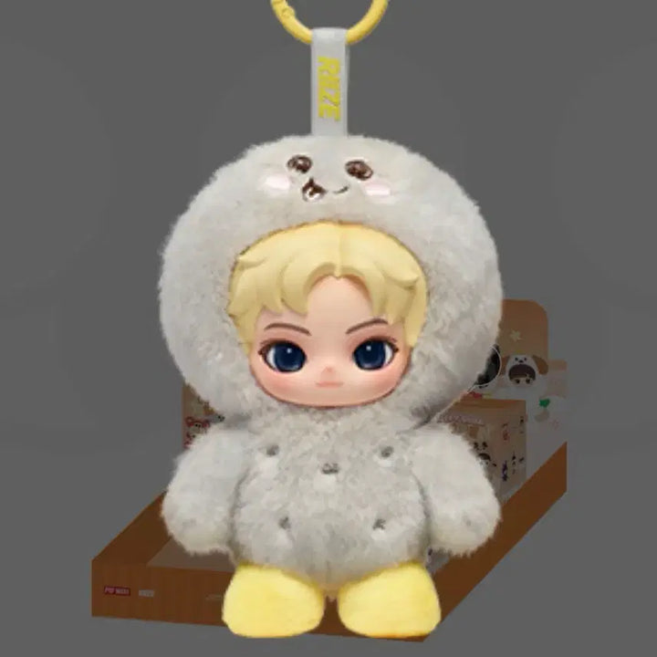 [BUNJANG] POP MART RISE FLUFFY CLUB Series Song Yong Dolly Plush Keychain / 팝마트 라이즈 플러피 인형 키링 은석 송용돌이 양도