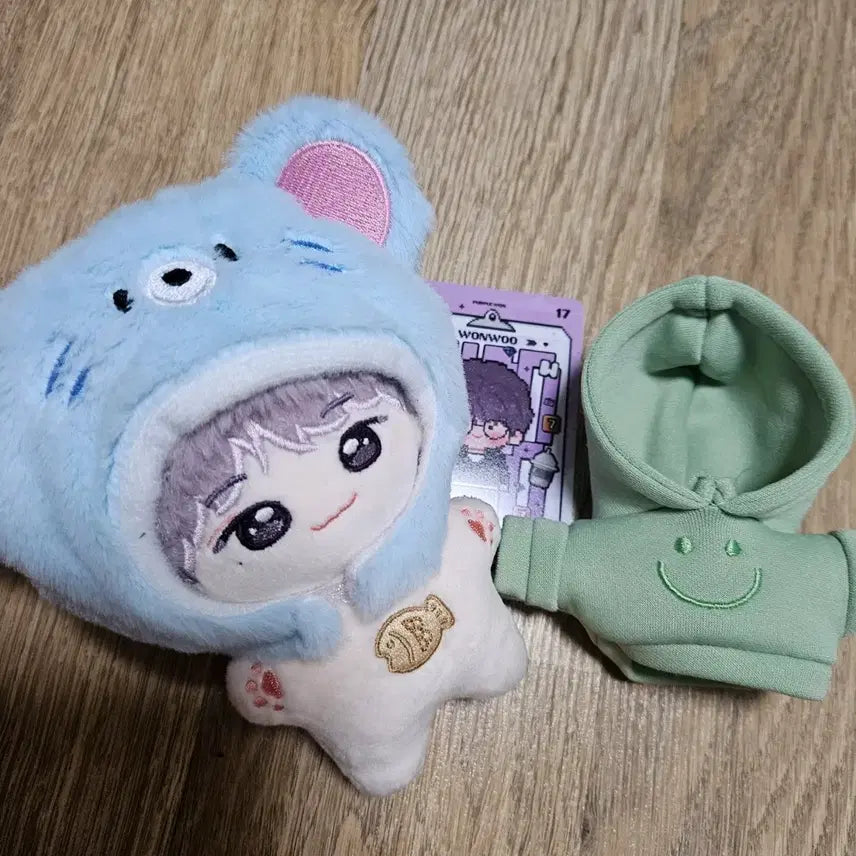 [BUNJANG] SEVENTEEN Wonwoo Purplewon Plush Toy / 세븐틴 원우 인형 퍼플원 양도