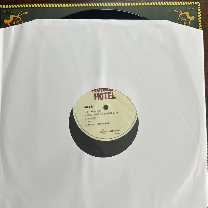 [BUNJANG] Jannabi Monkey Hotel 1st Album LP Black Vinyl / 잔나비 1집 몽키호텔 LP 블랙