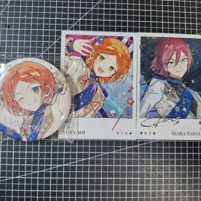 [BUNJANG] Ensemble Stars! Pop-up Eden Twink Yuuta Hinata Ibara Polar Can Badge Bundle Set / 일괄) 앙스타 팝업 에덴 트윙크 유우타 히나타 이바라 폴라 캔뱃지