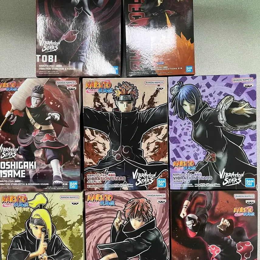 [BUNJANG] Akatsuki 8-Piece Figure Set (Sealed) / 전부 미개봉/ 아카츠키 8종 피규어
