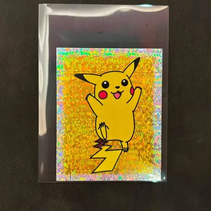 [BUNJANG] 1999 Merlin Premier Edition Pikachu Prism Sticker (Mint) / 1999멀린 스티커 프리즘 피카츄(직뽑)