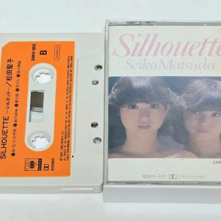 [BUNJANG] Seiko Matsuda Silhouette Cassette Tape / 마츠다 세이코 Silhouette 카세트 테이프
