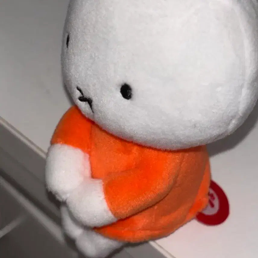 [BUNJANG] Miffy Sitting Plush Mascot Orange / 앉아있는 미피 인형 마스코트 오렌지