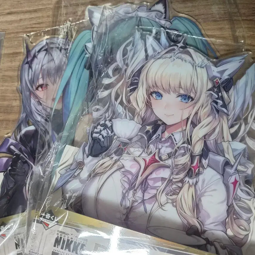[BUNJANG] Niken Kuji Big Acrylic Set (Modernia, Crown, Privaty) - 3 Types / 니케 쿠지 빅 아크릴 세트 3종 싸게 팝니다.
