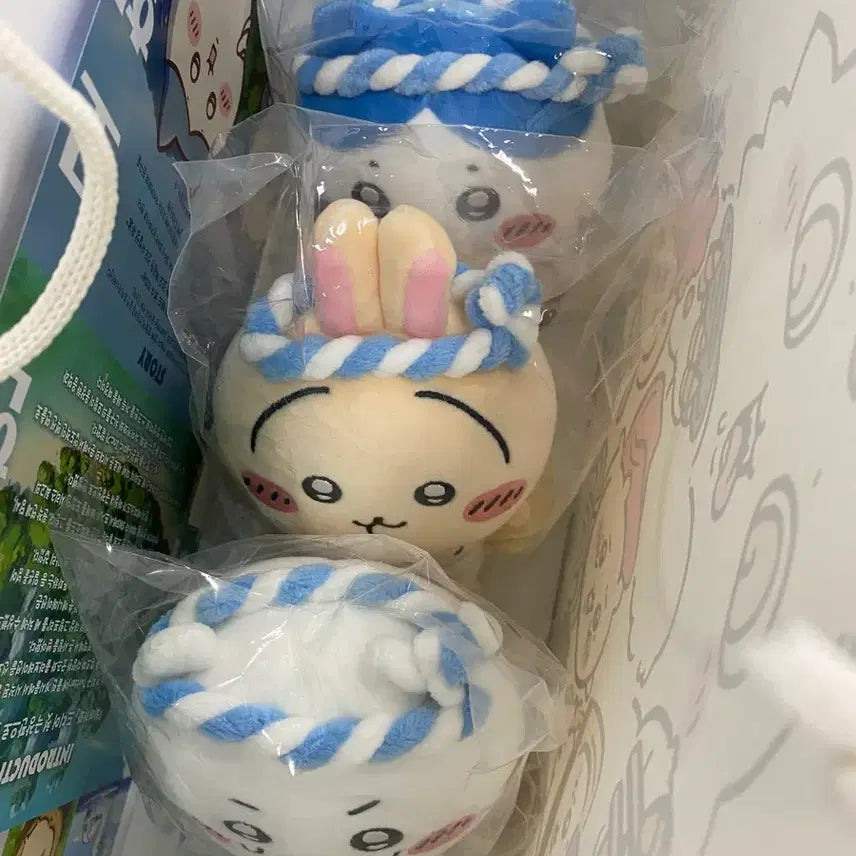 [BUNJANG] Monchouchou Sushi Pop-up Plush Set (Cheekawa, Usagi, Hachiware) / 먼작귀 스시 팝업 인형 3종 세트 (치이카와, 우사기, 하치와레)