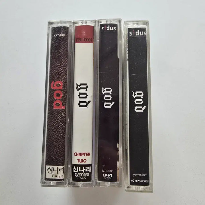 [BUNJANG] god 1st, 2nd, 3rd, 4th Studio Album Cassette Tape Bundle Set / 카세트테이프 일괄판매 (4개)- god 1집 / 2집 / 3집 / 4집