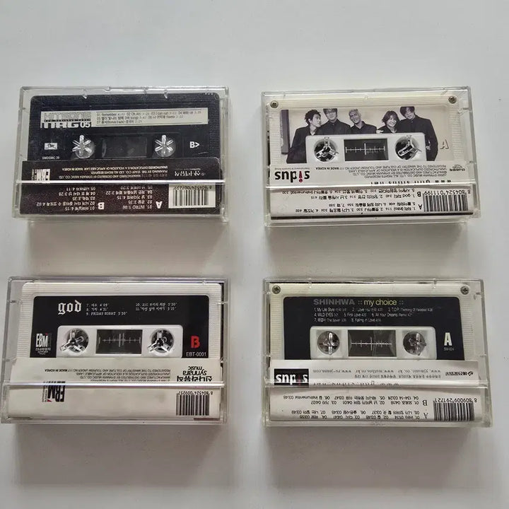 [BUNJANG] god 1st, 2nd, 3rd, 4th Studio Album Cassette Tape Bundle Set / 카세트테이프 일괄판매 (4개)- god 1집 / 2집 / 3집 / 4집