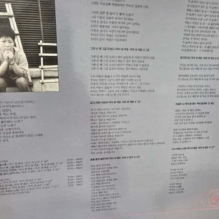 [BUNJANG] Yang Hee-eun "After Separation" New Songs Collection LP / 양희은 이별이후 새노래모음 LP