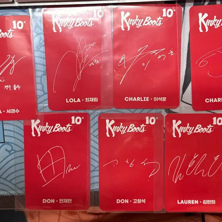 [BUNJANG] Kinky Boots 2024 10th Anniversary Photocard Bundle Set / 뮤지컬 킹키부츠 10주년 포토카드 일괄