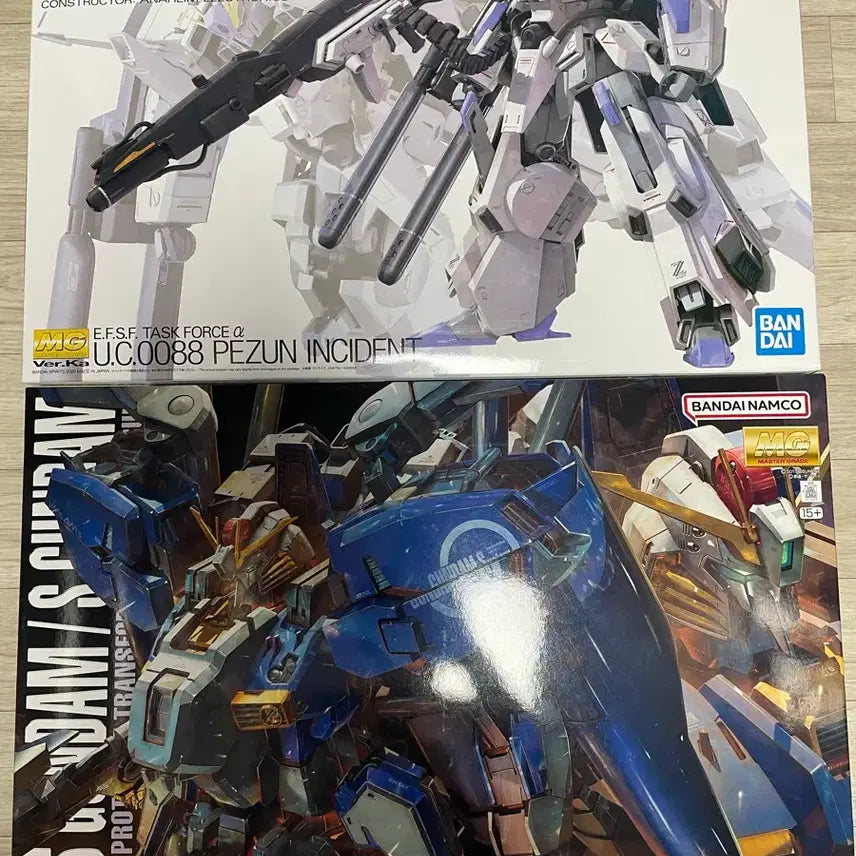 [BUNJANG] MG FAZZ Ver.Ka &amp; MG EX-S 1.5 Gundam Model Kits Bundle / 택포 특가) MG 파즈버카, MG EX-S 1.5