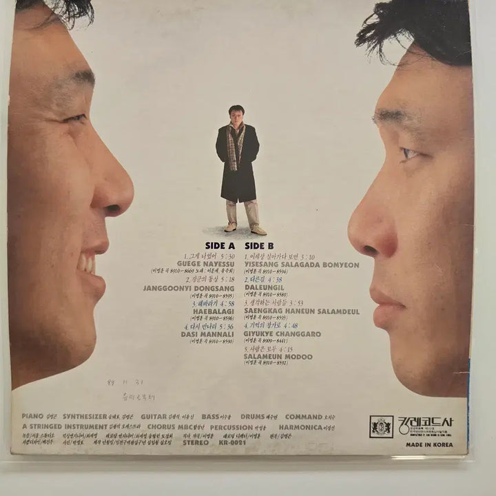 [BUNJANG] Lee Moon-sae 6th Album "That Was Me, Living in This World" LP / 이문세 LP/ 이문세6집 -그게 나였어,이세상 살아가다 보면 / 가사집 있음/ A안: MINT, B안 NM-(스크레치있으나 소리무관)