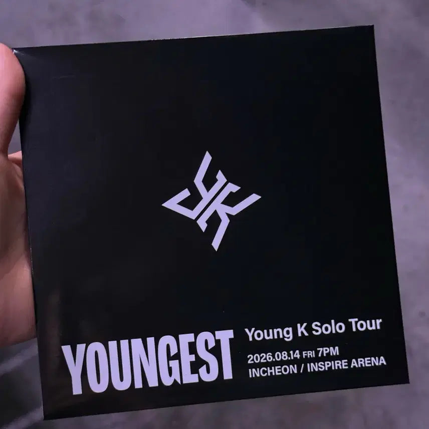 [BUNJANG] Young K Solo Concert First Day Admission Gift Sealed / 영케이 솔콘 첫콘 입장 기프트 미개봉