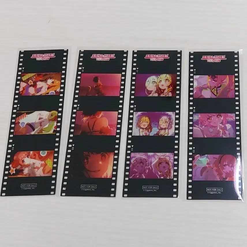 [BUNJANG] Princess Connect! Re: Dive x Vsquare Popup Store Exclusive Film Bookmark Set (4 Types) / 프리코네 X 브이스퀘어 팝업스토어 굿즈 구매 특전 필름 책갈피 4종 전종 4만원에 팝니다