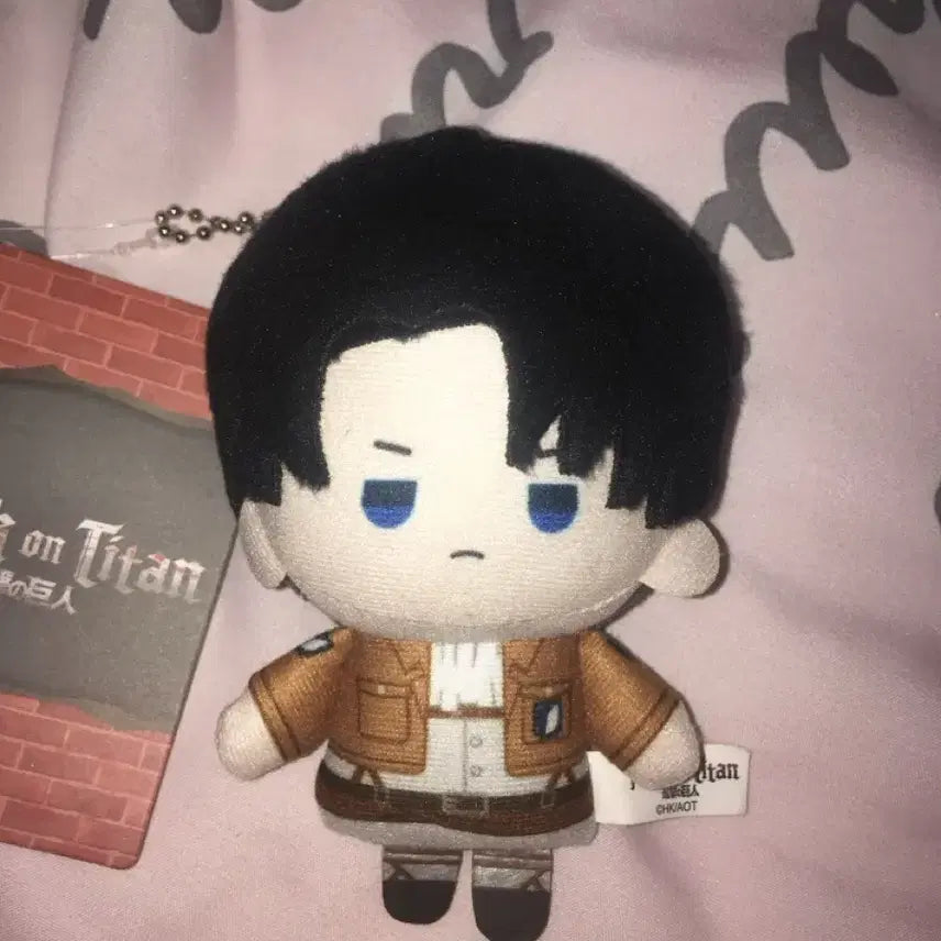 [BUNJANG] Attack on Titan Levi Hecho Nullset Plush Charm / 택O) 진격의거인 진격거 리바이 nullset 누이구루미