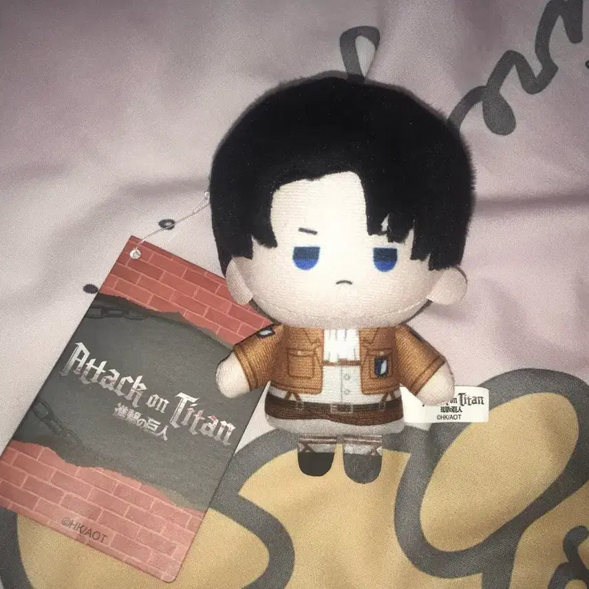 [BUNJANG] Attack on Titan Levi Hecho Nullset Plush Charm / 택O) 진격의거인 진격거 리바이 nullset 누이구루미