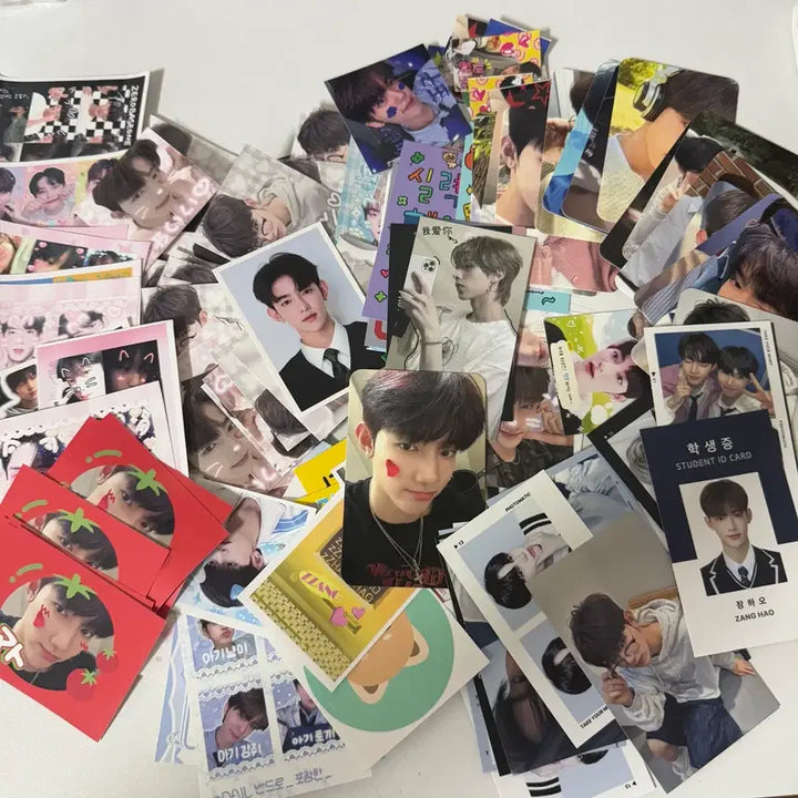 [BUNJANG] ZEROBASEONE ZB1 Zhang Hao Han Yu Jin POB Photocard Bundle Set / 덤 폭탄) 앤더블 장하오 한유진 제베원 포카 미공포 키링 일괄