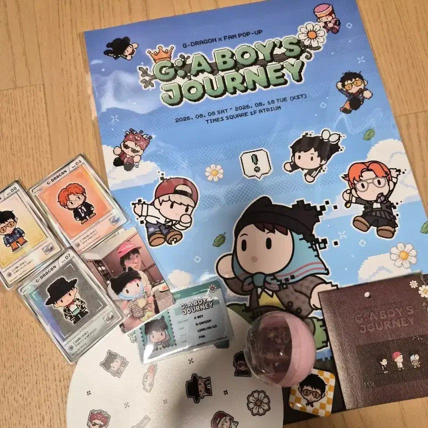 [BUNJANG] G-Dragon Popup PamKit + Gacha Bundle Set / 지디 팝업 팸키트 + 가챠 1개 일괄
